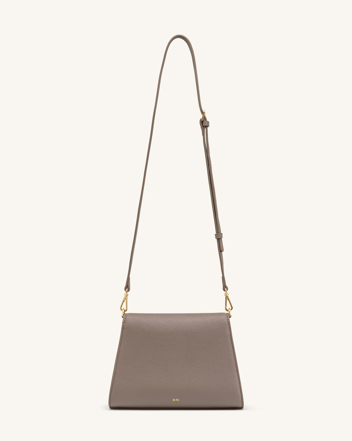 Piper Pebbled Crossbody Bag - Taupe