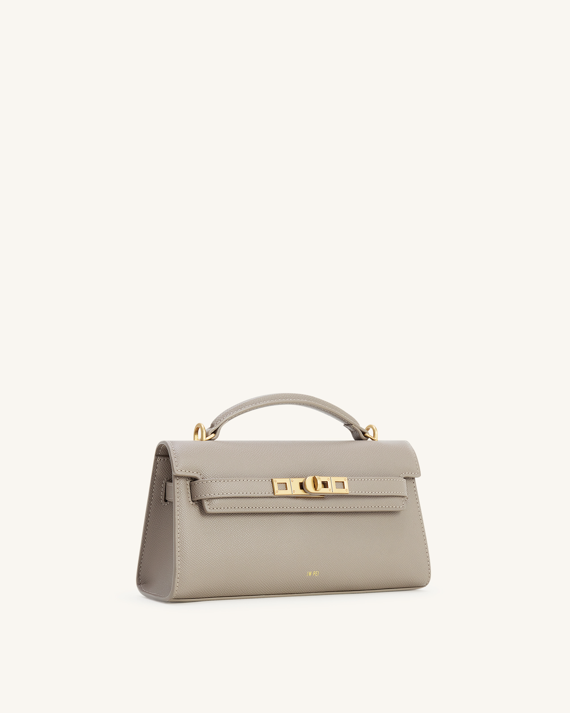 Noor Top Handle Bag - Elephant Gray