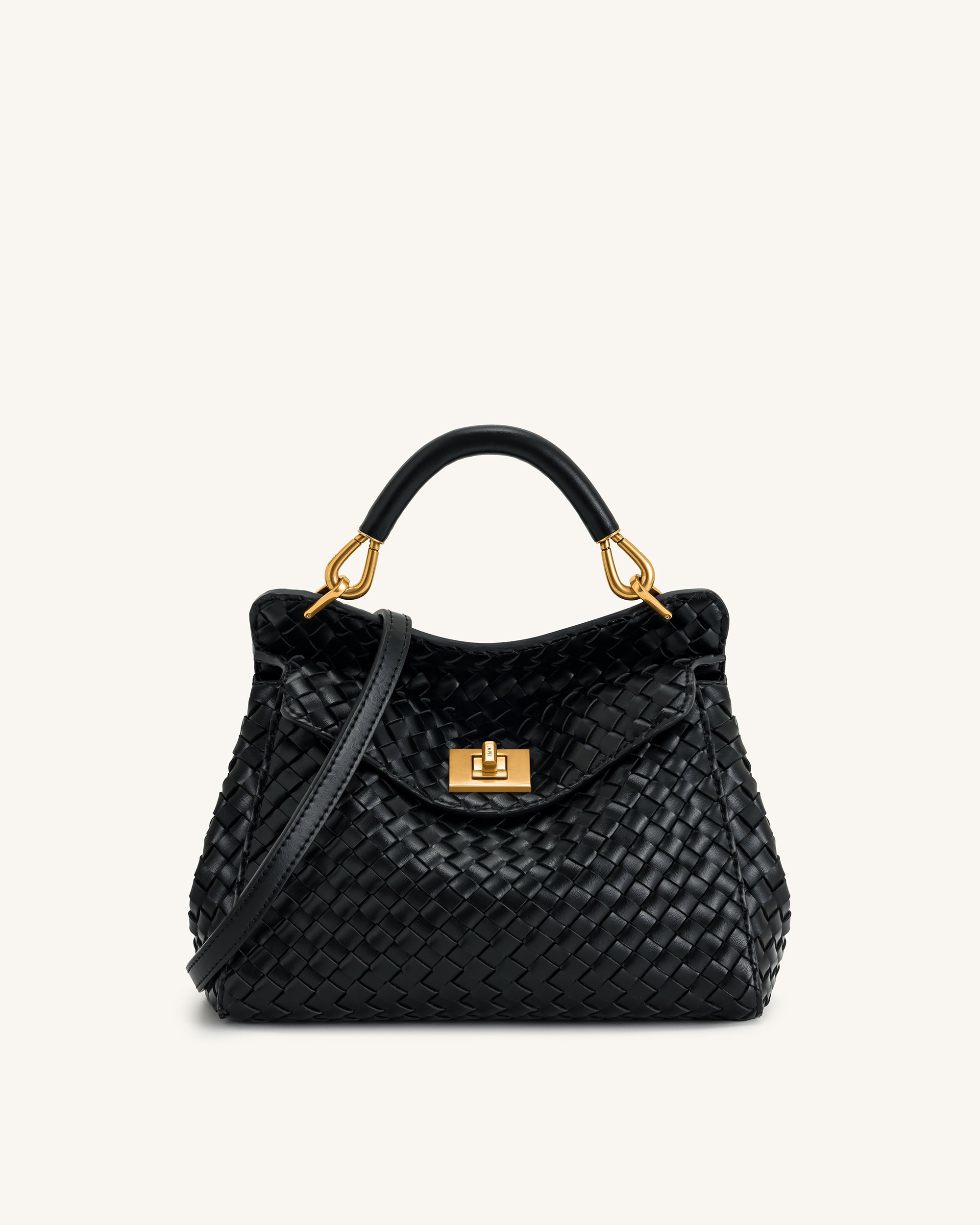 バッグ Lucia Classic Top Handbag Lucia Classic Top Handbag - Black | JW PEI