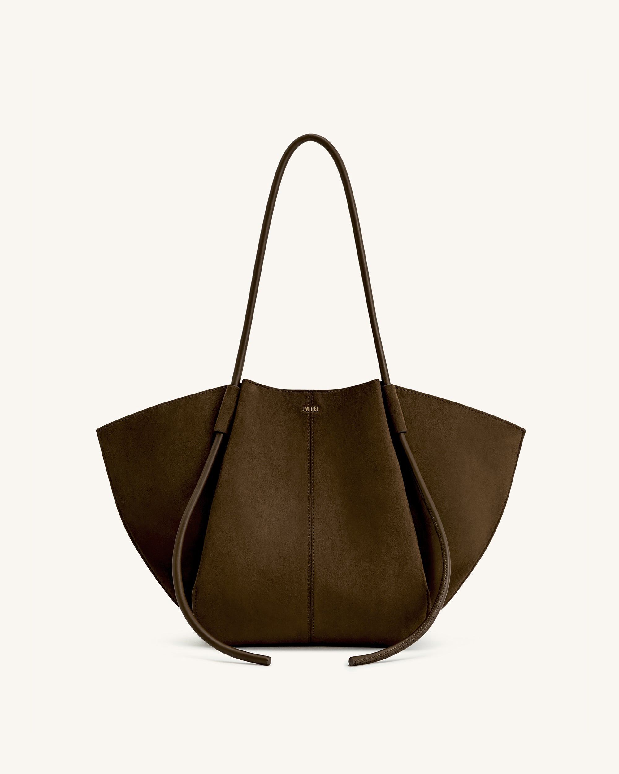 Nala Wide Tote Bag - Mocha Brown | JW PEI