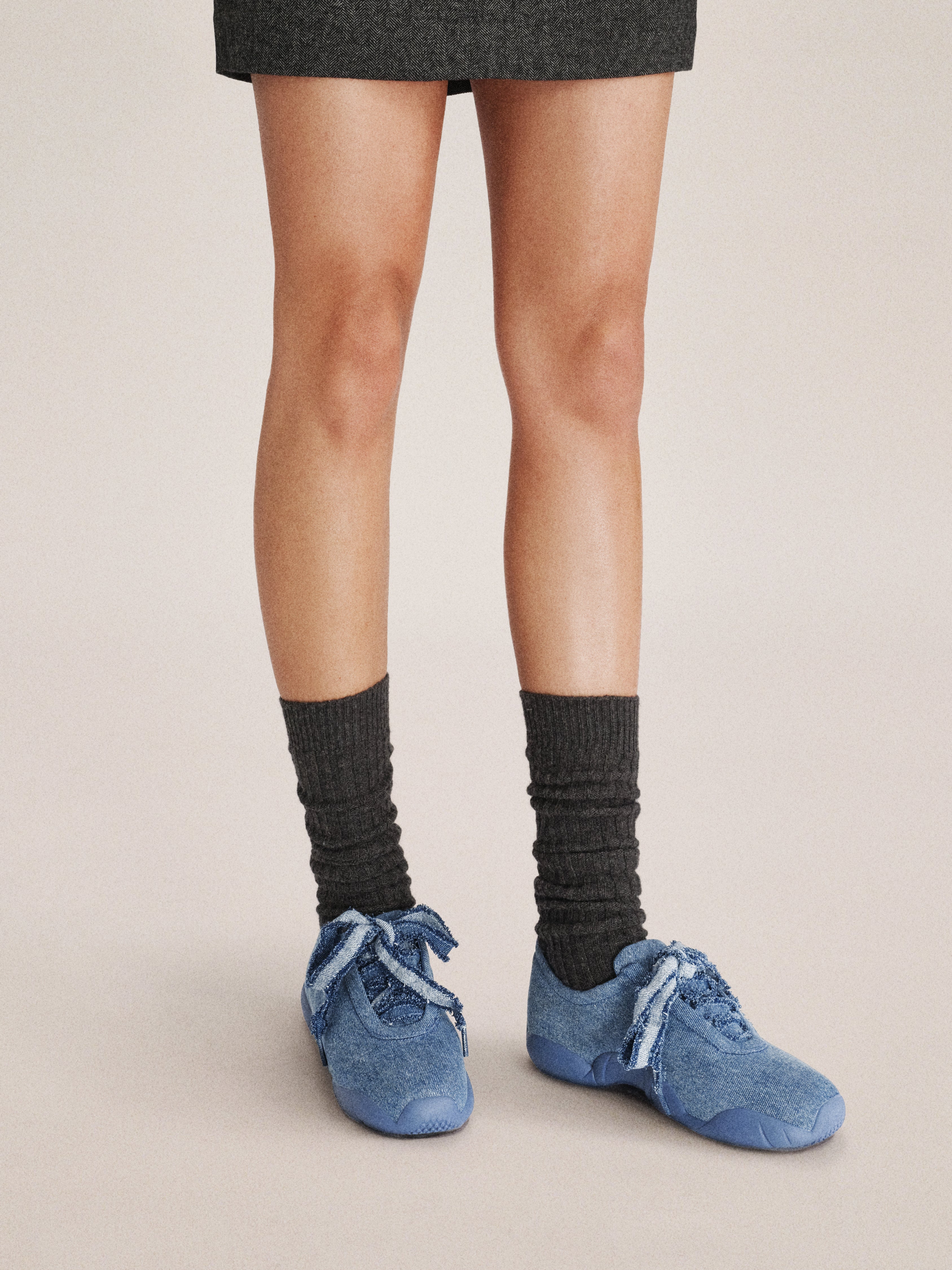 Flavia Ballerina Sneakers - Blue | JW PEI