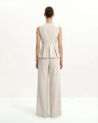 Structured Seam Round - Beige