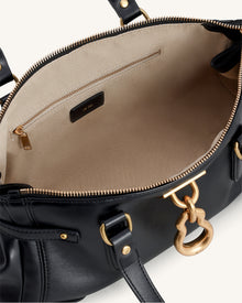 Yvette Elongated Tote Bag - Black