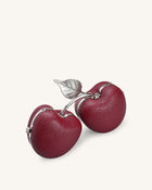 Elara Cherry Shaped Clutch - Red