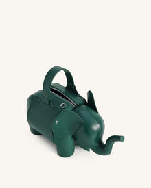 Claire Elephant Shaped Handbag - Green