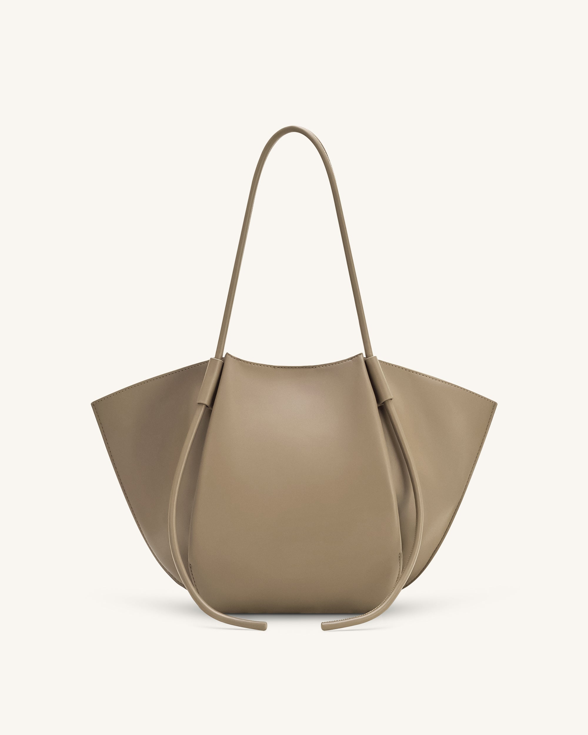Nala Wide Tote Bag - Taupe | JW PEI