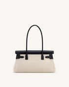 Yara Shoulder Bag - Black Canvas