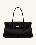 Yara Large Shoulder Bag - Black