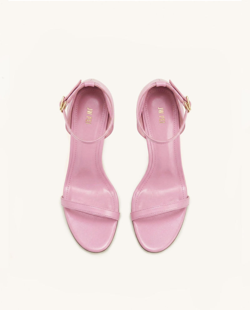 Alivia Ankle Strap Sandals - Pink