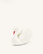 Alani Swan Shaped Crossbody Bag - White
