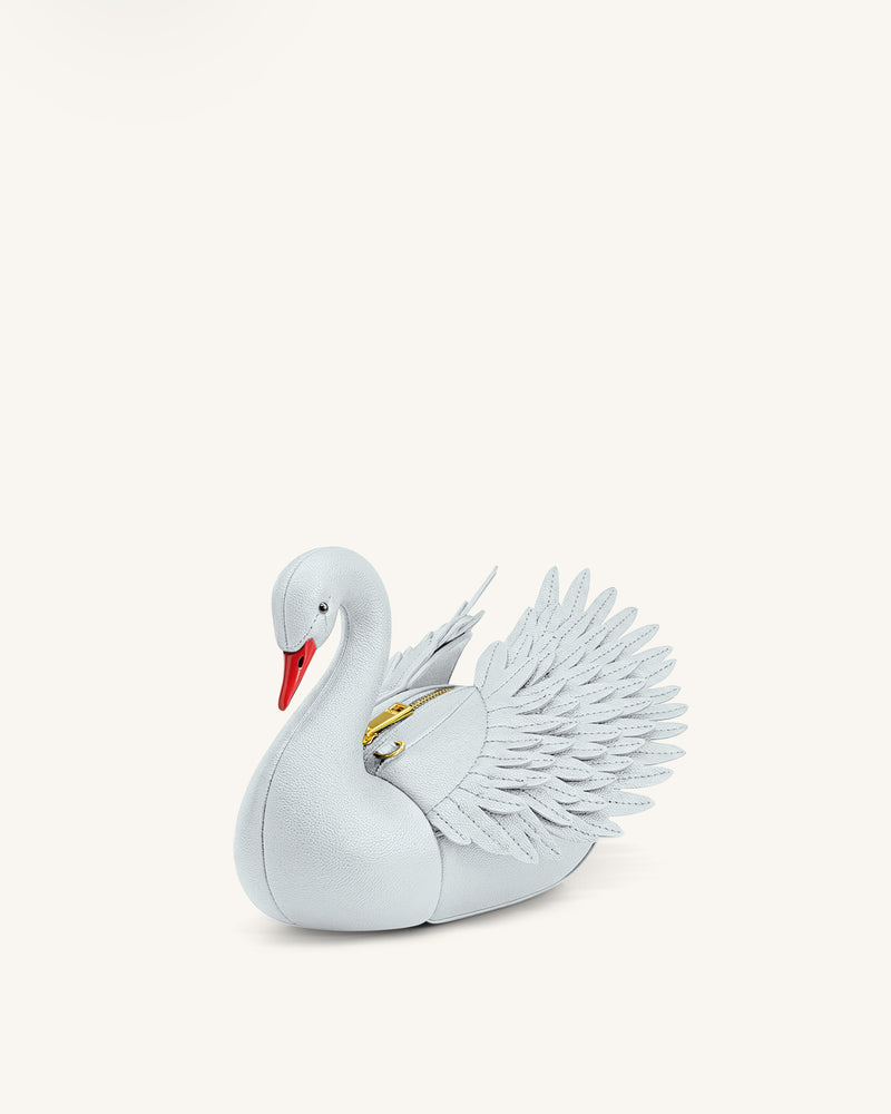 Alani Swan Shaped Crossbody Bag - Light Blue