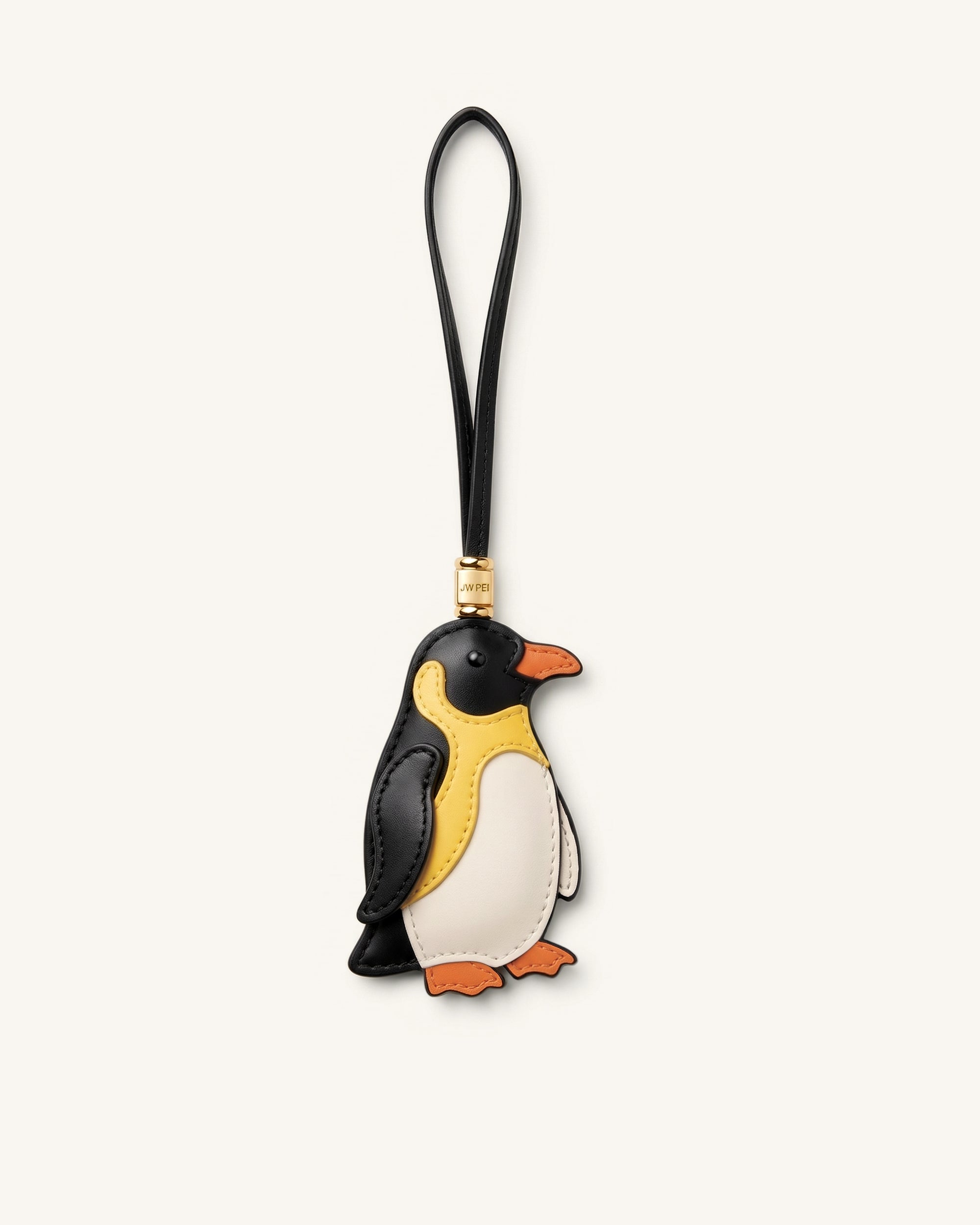 Penguin Bag Charm - Black Multi