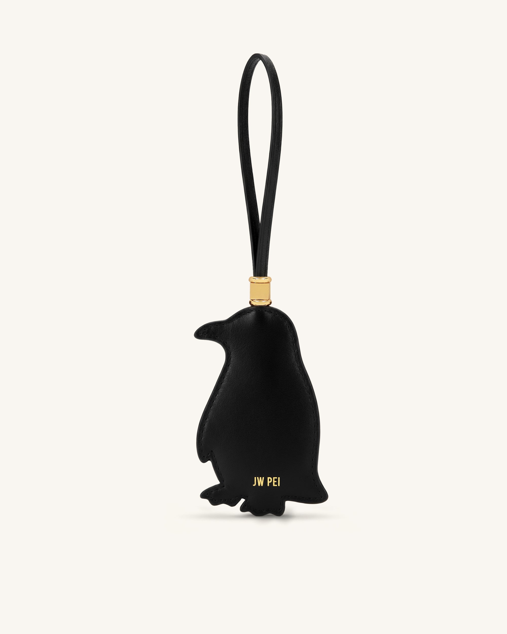 Penguin Bag Charm - Black Multi