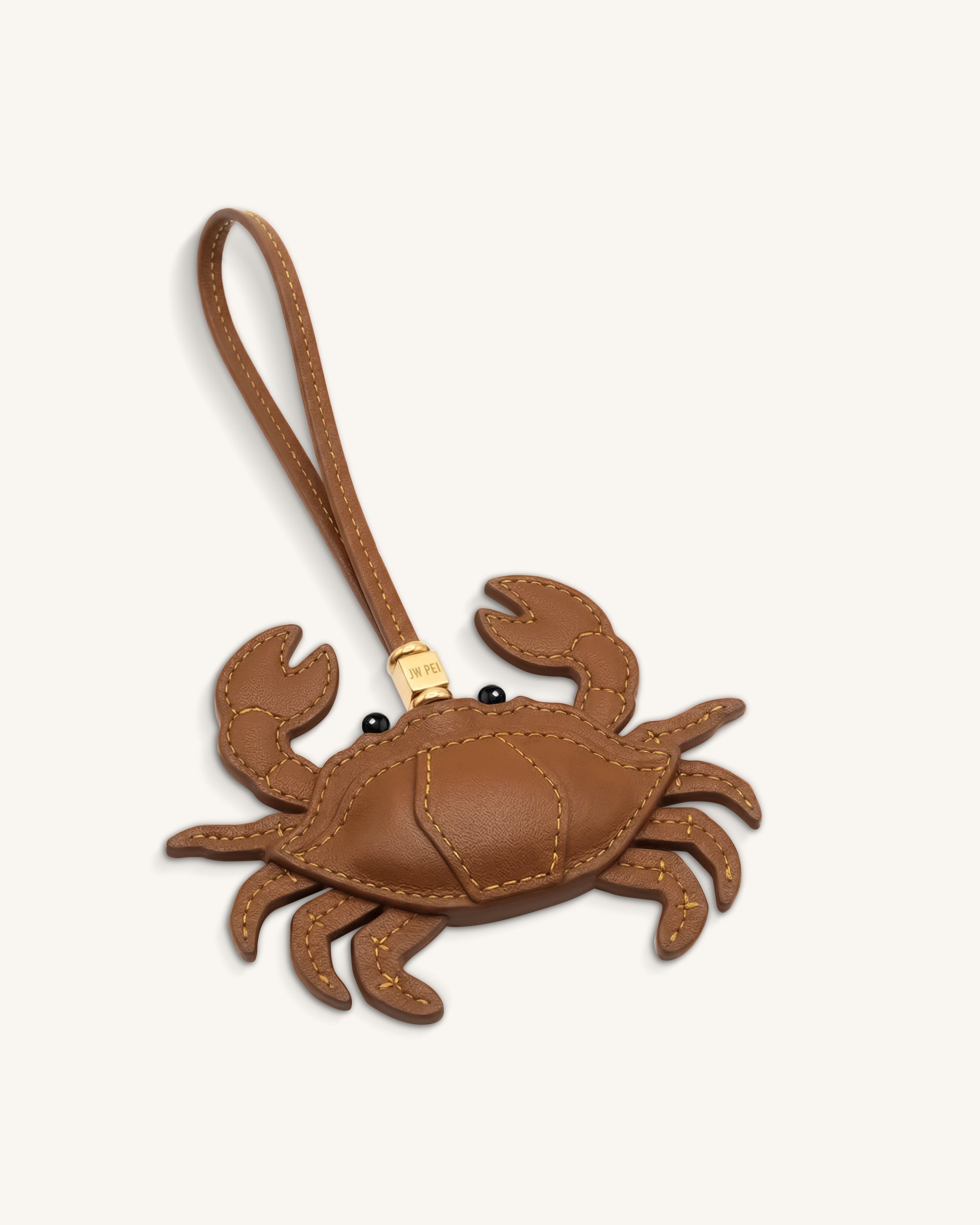 Crab Bag Charm - Brown