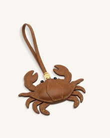 Crab Bag Charm - Brown