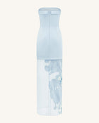 Orchid Embroidered Dress - Light Blue