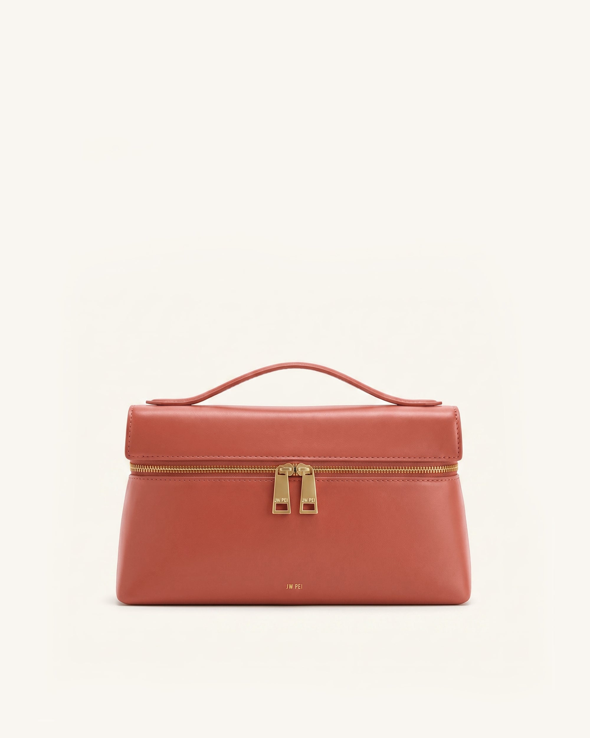 Thea Top Handle Bag - Orange Red