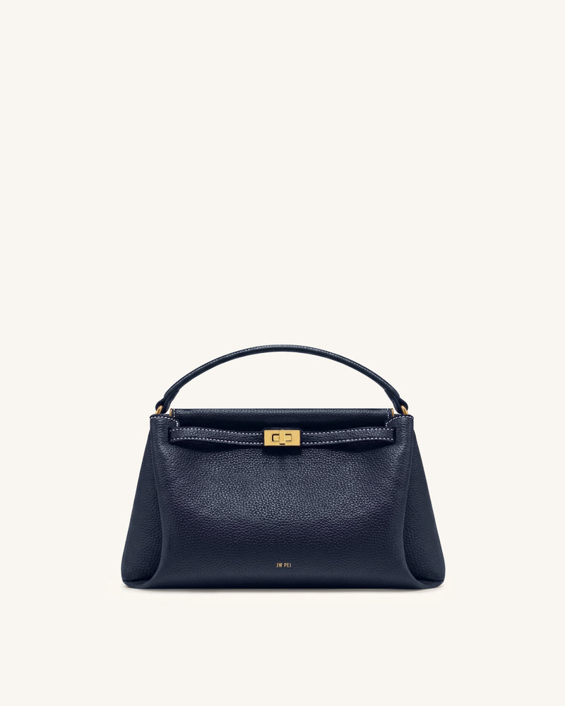 Carmen Top Handle Bag - Navy Blue