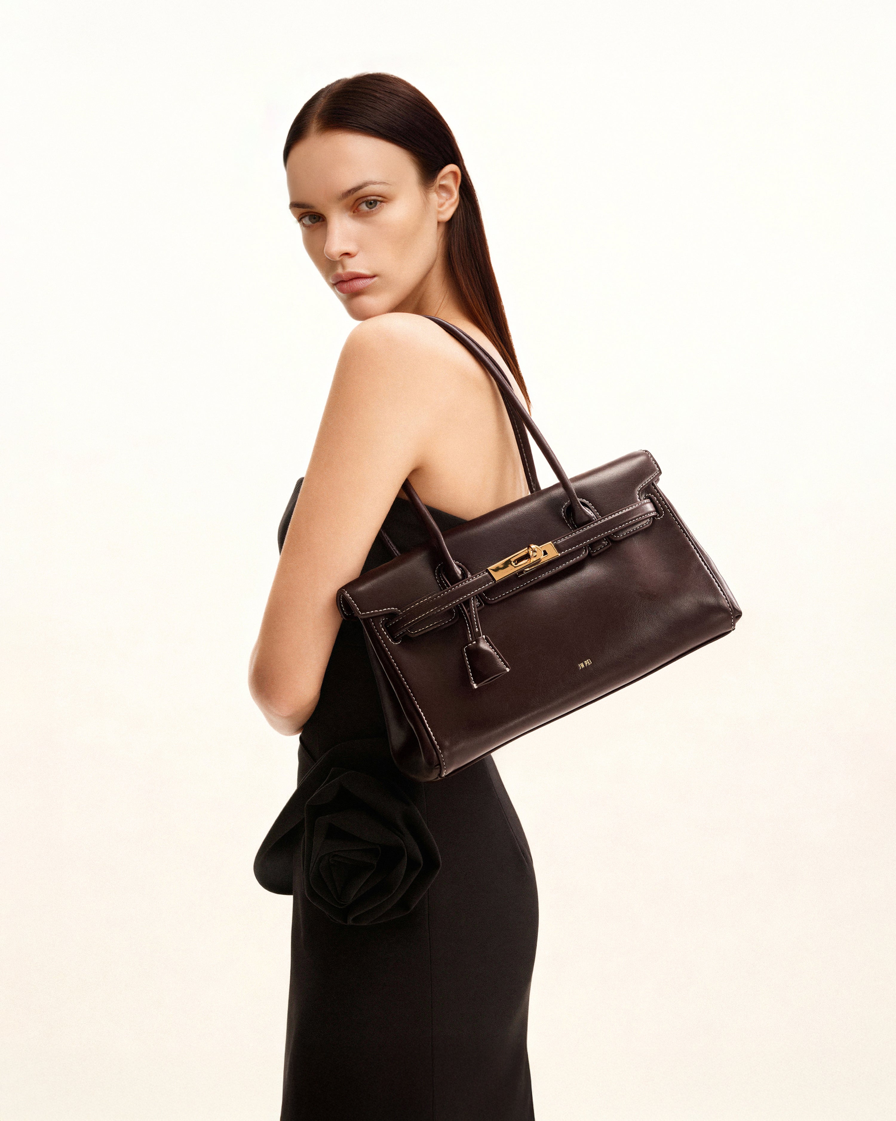 Yara Shoulder Bag - Dark Brown | JW PEI