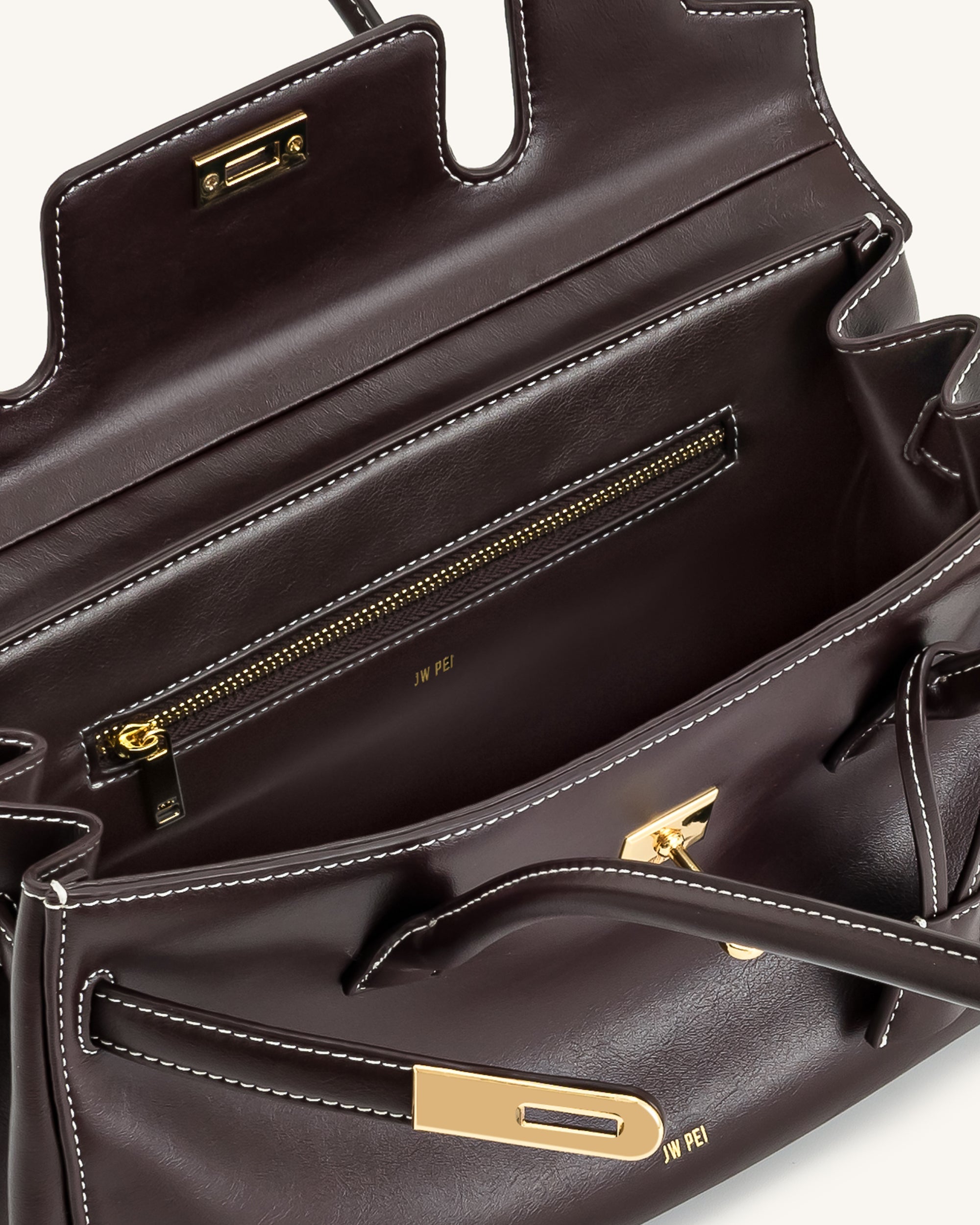 Yara Shoulder Bag - Dark Brown | JW PEI