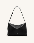 Isolde Flap Shoulder Bag - Black