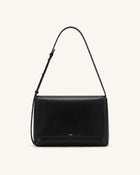 Isolde Flap Shoulder Bag - Black