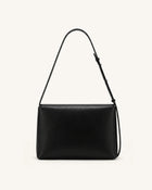 Isolde Flap Shoulder Bag - Black