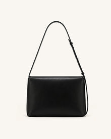 Isolde Flap Shoulder Bag - Black