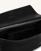 Isolde Flap Shoulder Bag - Black
