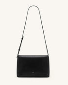 Isolde Flap Shoulder Bag - Black