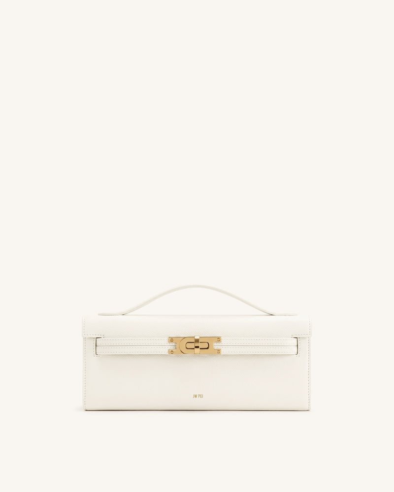 Bria Structured Top Handle Bag - White