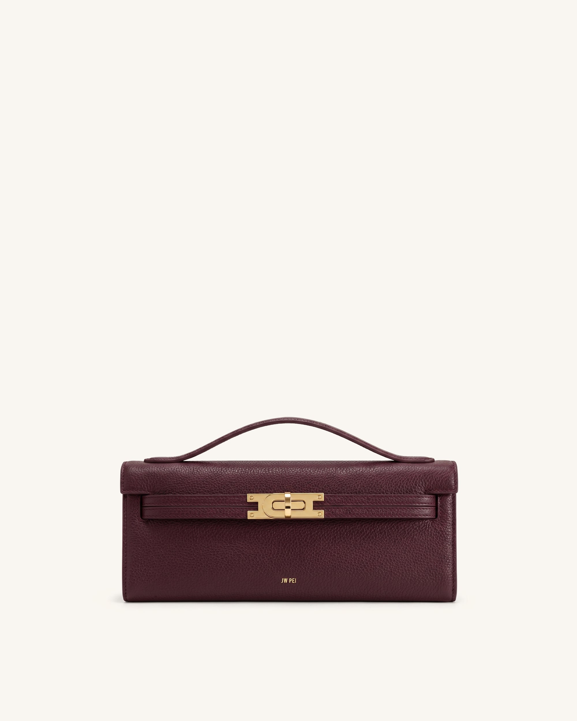Bria Structured Top Handle Bag - Vermilion Red