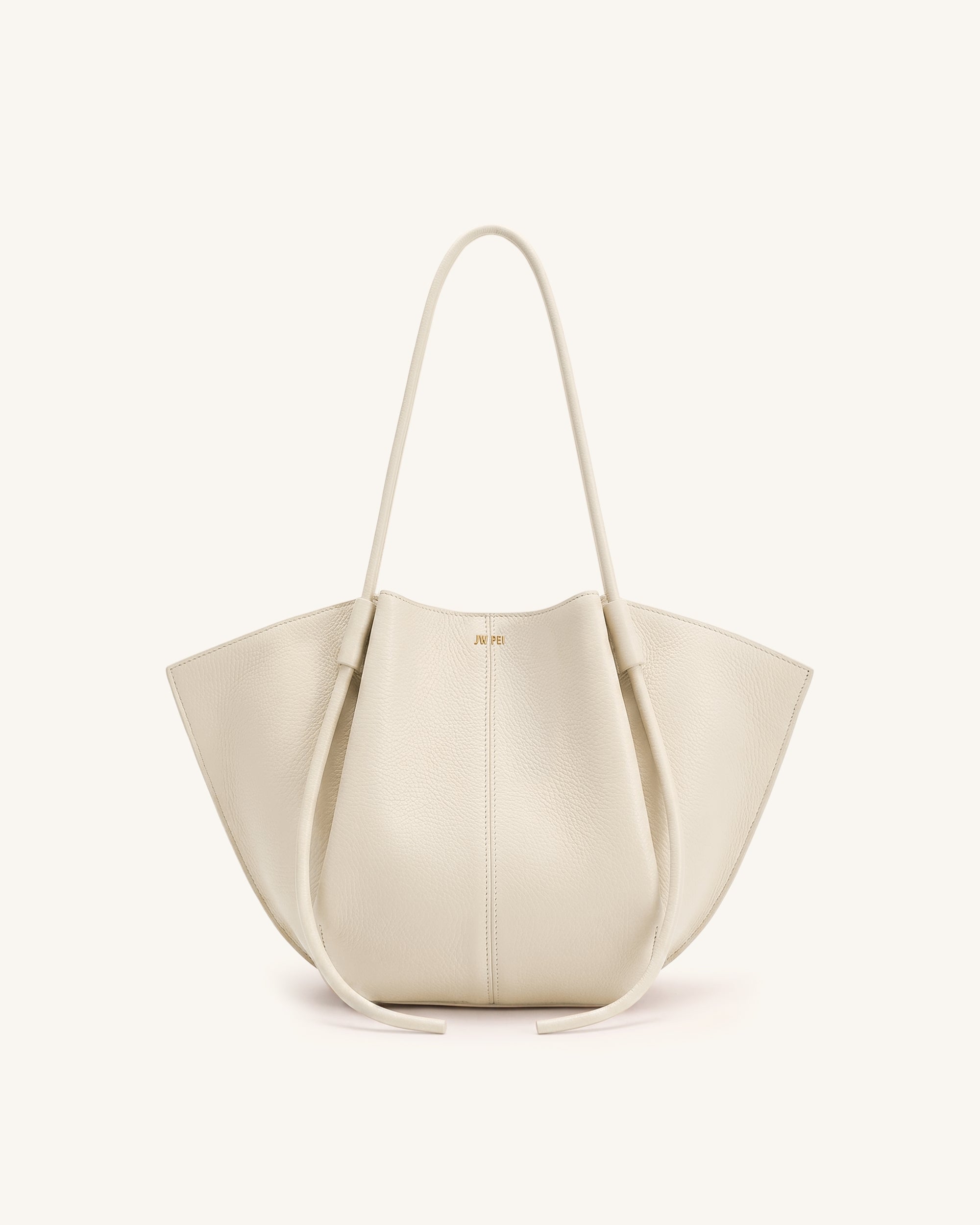 Nala Wide Tote Bag - White