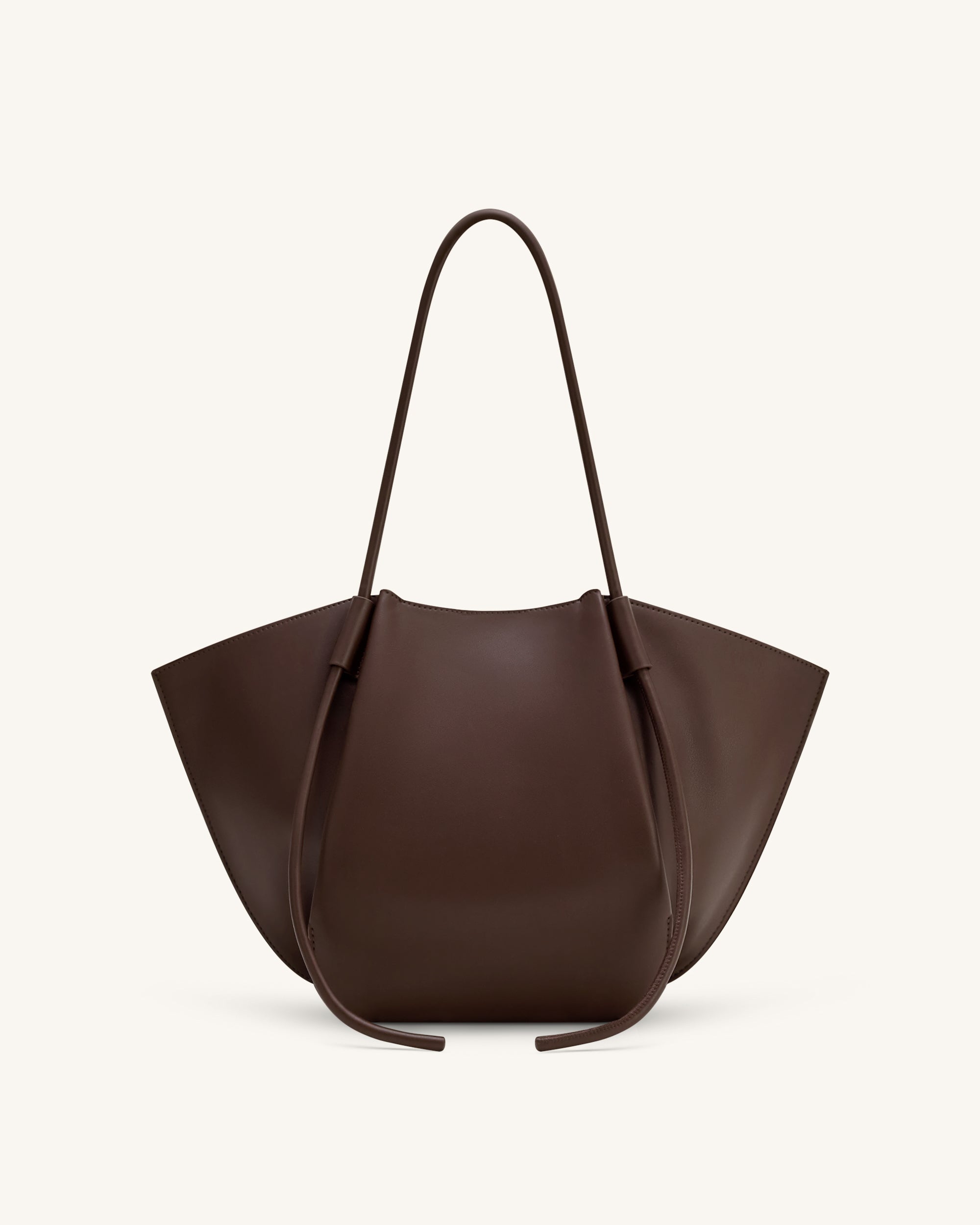 Nala Wide Tote Bag - Deep Brown | JW PEI