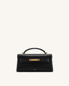 Noor Top Handle Bag - Ink Black
