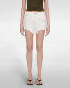Starlet Pearl Glitz Denim Shorts - Fairest Of Them All