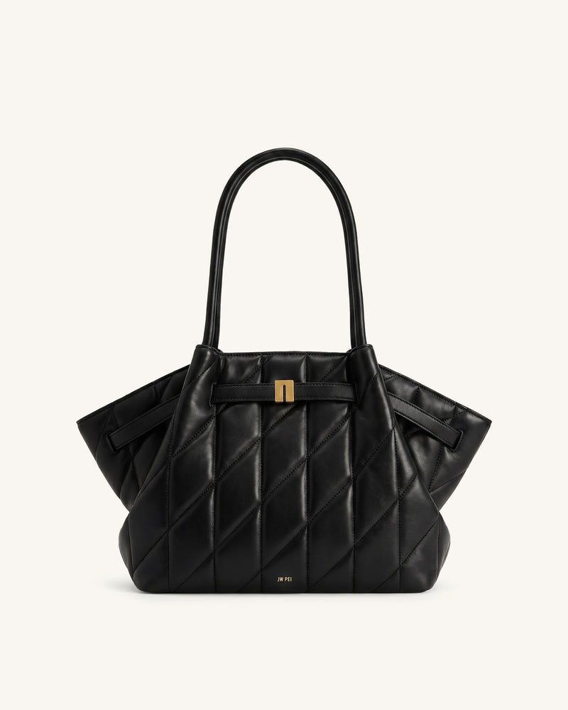Hana Medium Tote Bag - Midnight Black