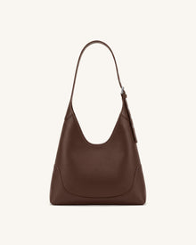 Willow Soft Hobo Shoulder Bag - Dark Brown