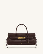 Yara Small Top Handle Shoulder Bag - Deep Coffee