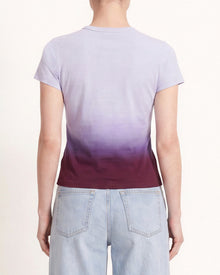 The Glitz Ombre Rhinestone Logo Tee - Plum Twilight