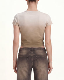 The Glitz Rhinestone Logo Tee - Desert Dusk