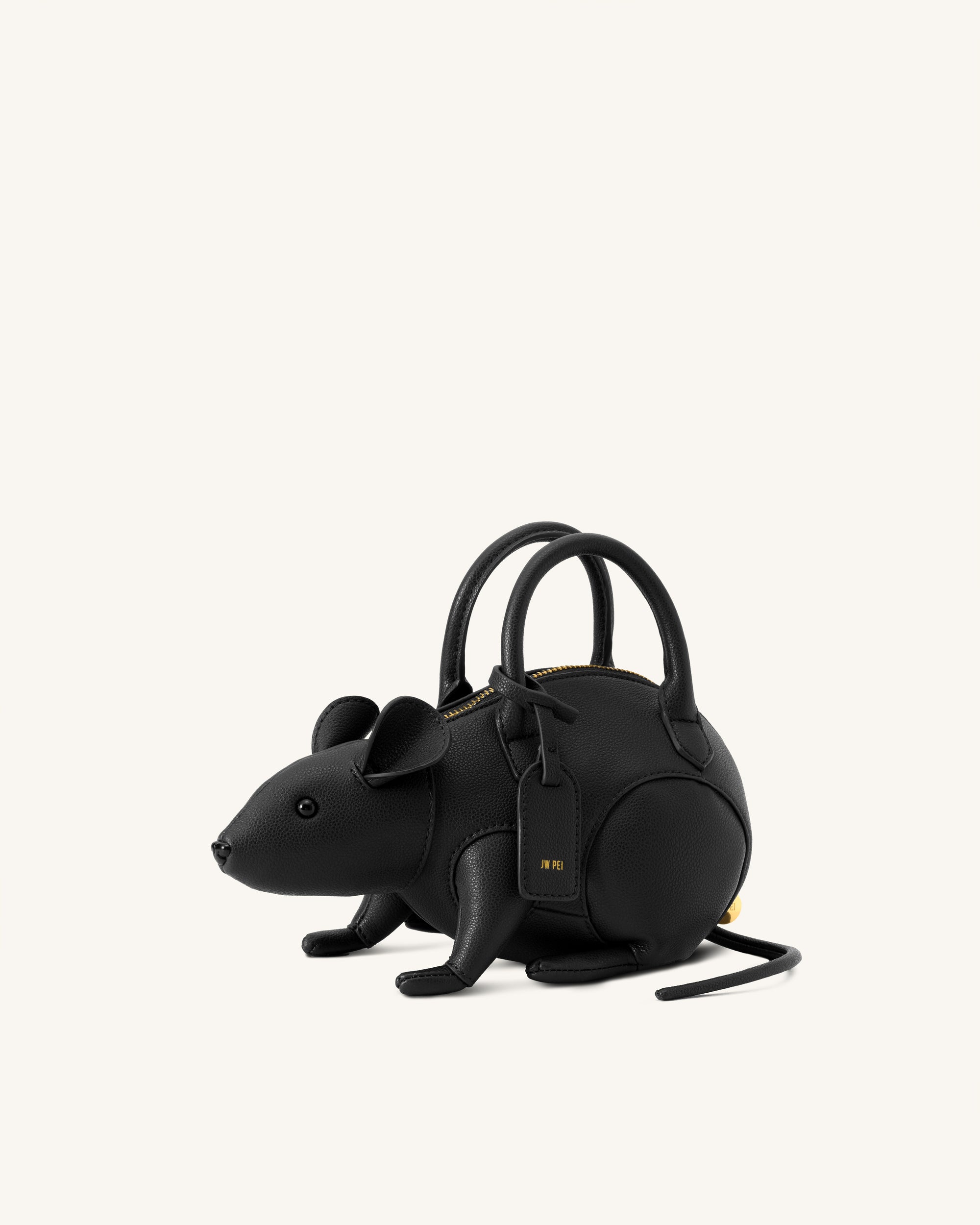 Mia Mouse Top Handle Bag - Black