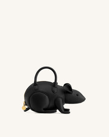 Mia Mouse Top Handle Bag - Black