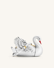 Alani Swan Shaped Crossbody Bag - Silver