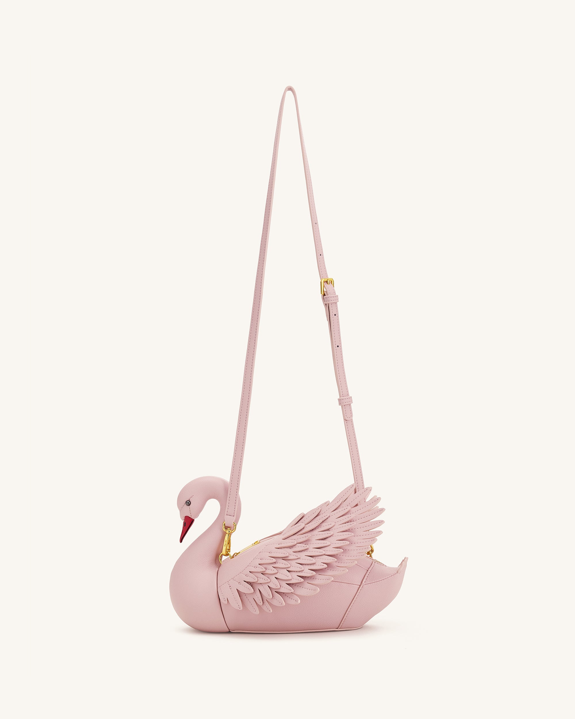 Alani Swan Shaped Crossbody Bag - Light Pink