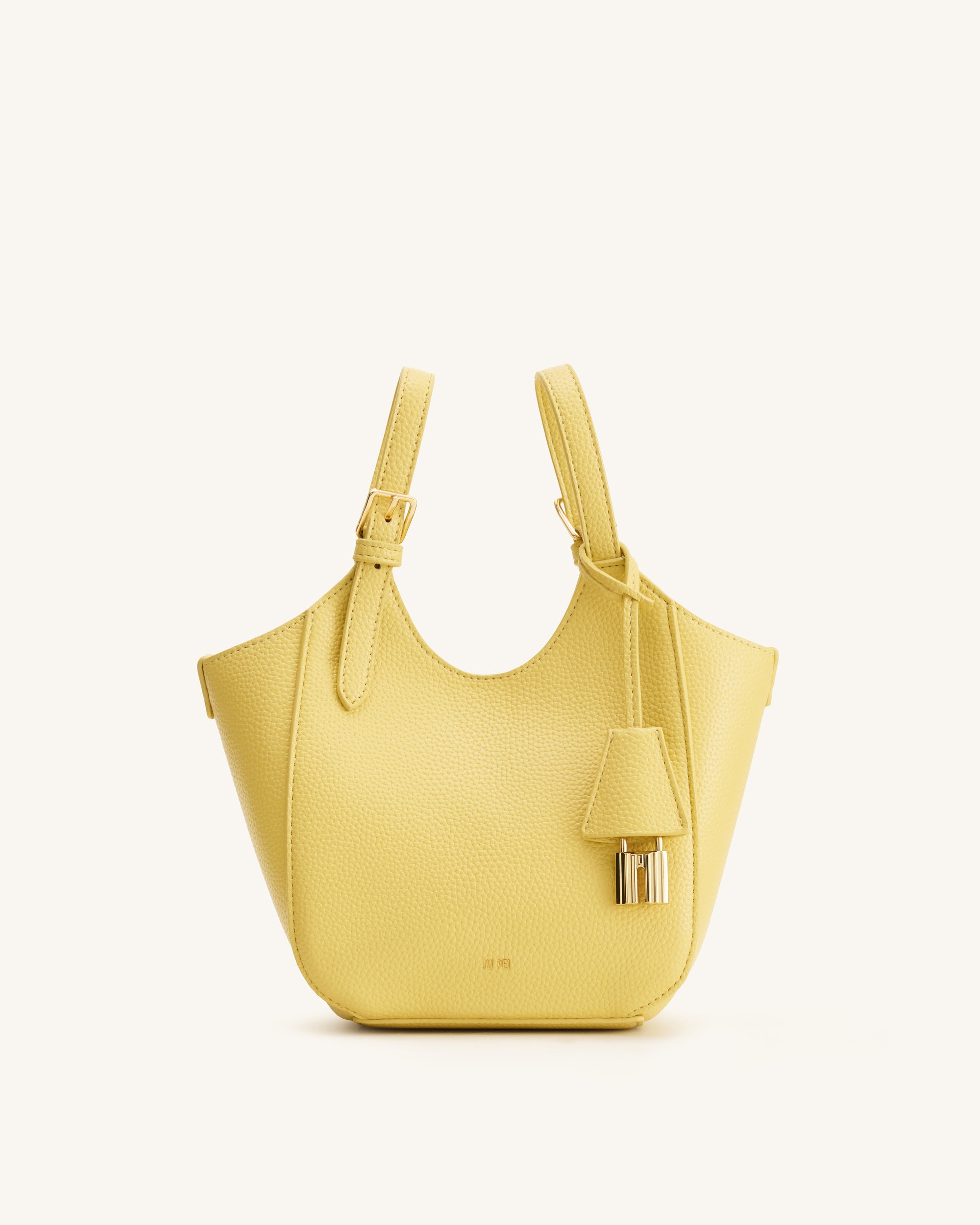 Ines Padlock Tote Bag - Yellow