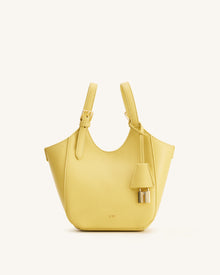 Ines Padlock Tote Bag - Yellow