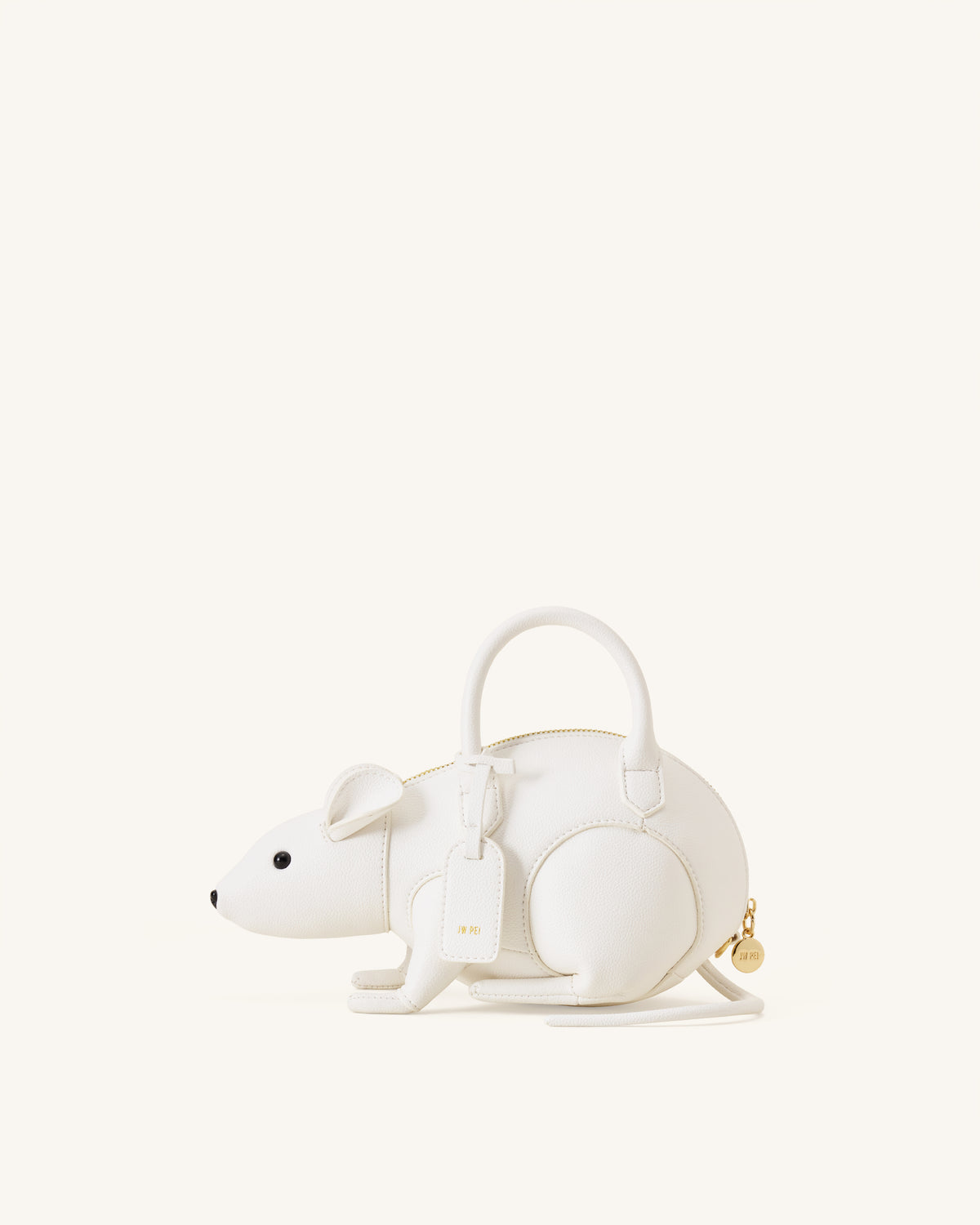 Mia Mouse Top Handle Bag - White