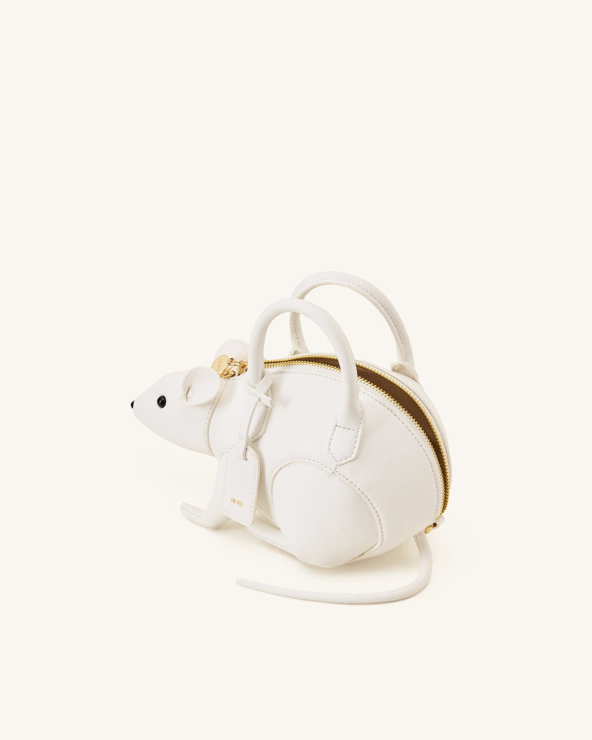 Mia Mouse Top Handle Bag - White