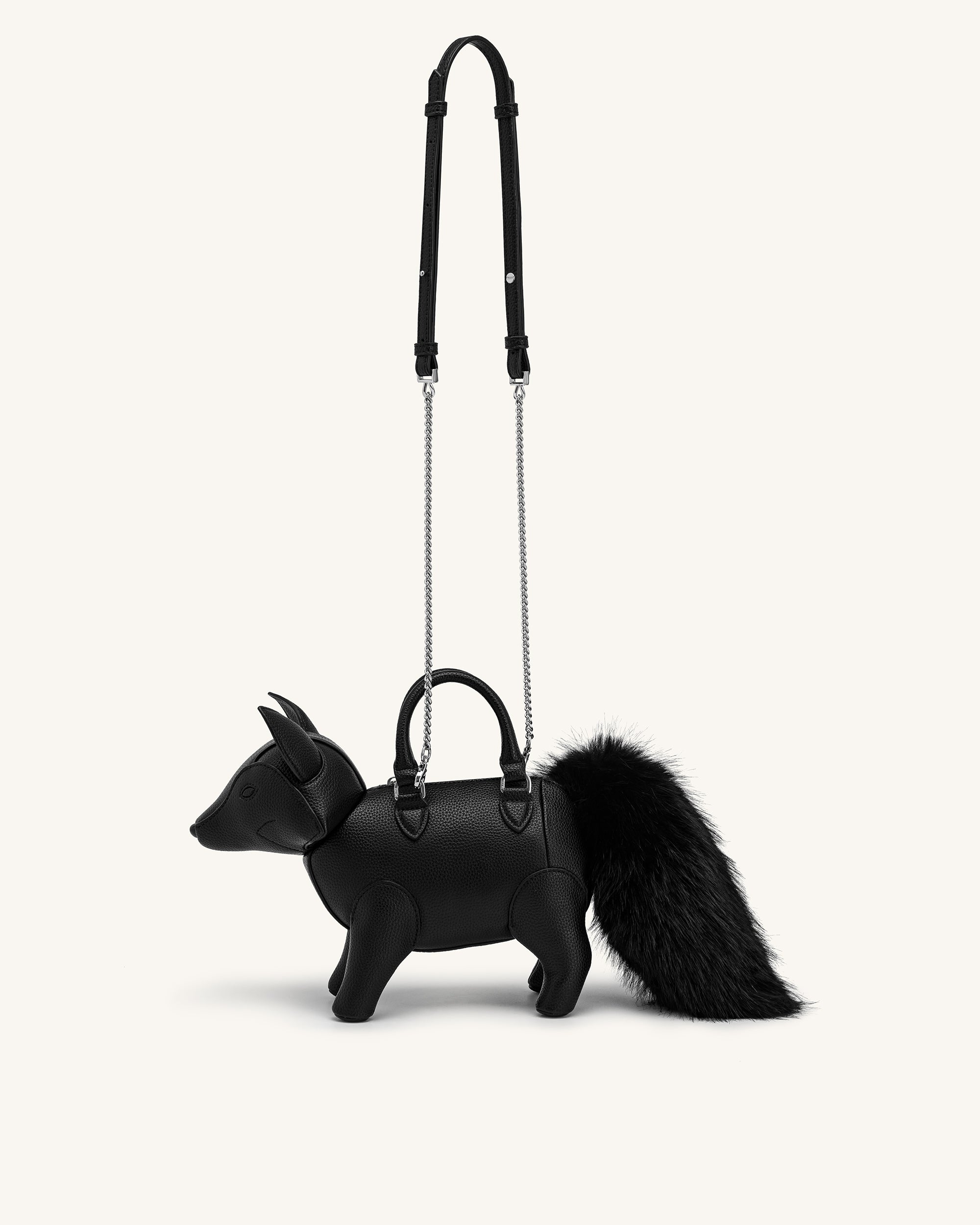 ★☆★激レア★FLYIG FOX★ゴルフバック★ブラック★☆★ Kai Fox Shaped Top Handle Bag - Black | JW PEI